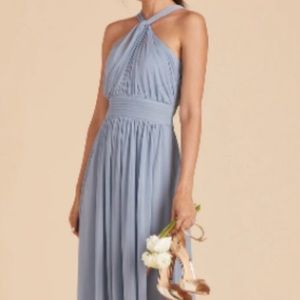 Birdy Grey Kiko Bridesmaid Dress Dusty Blue Large